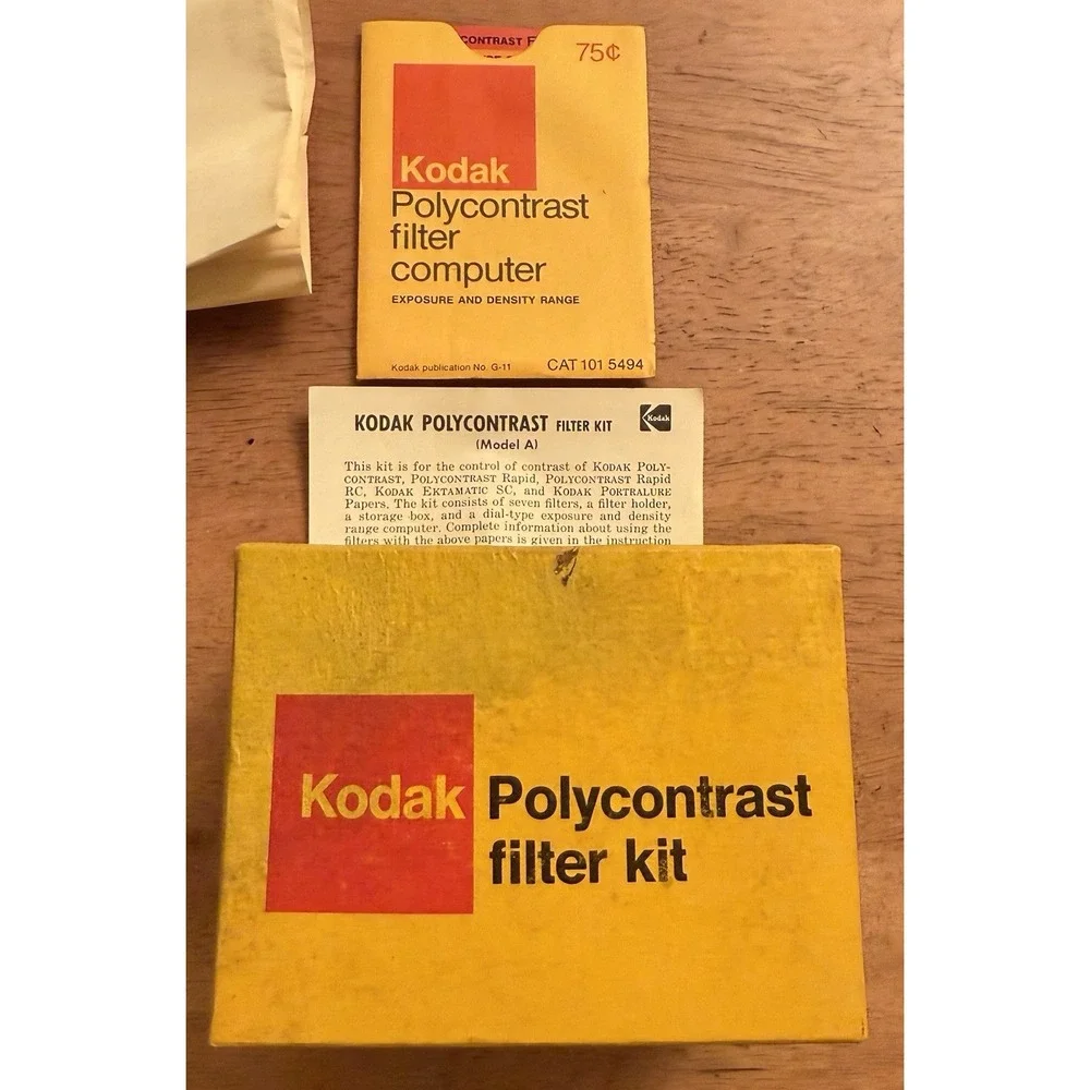 Kodak polycontrast filter